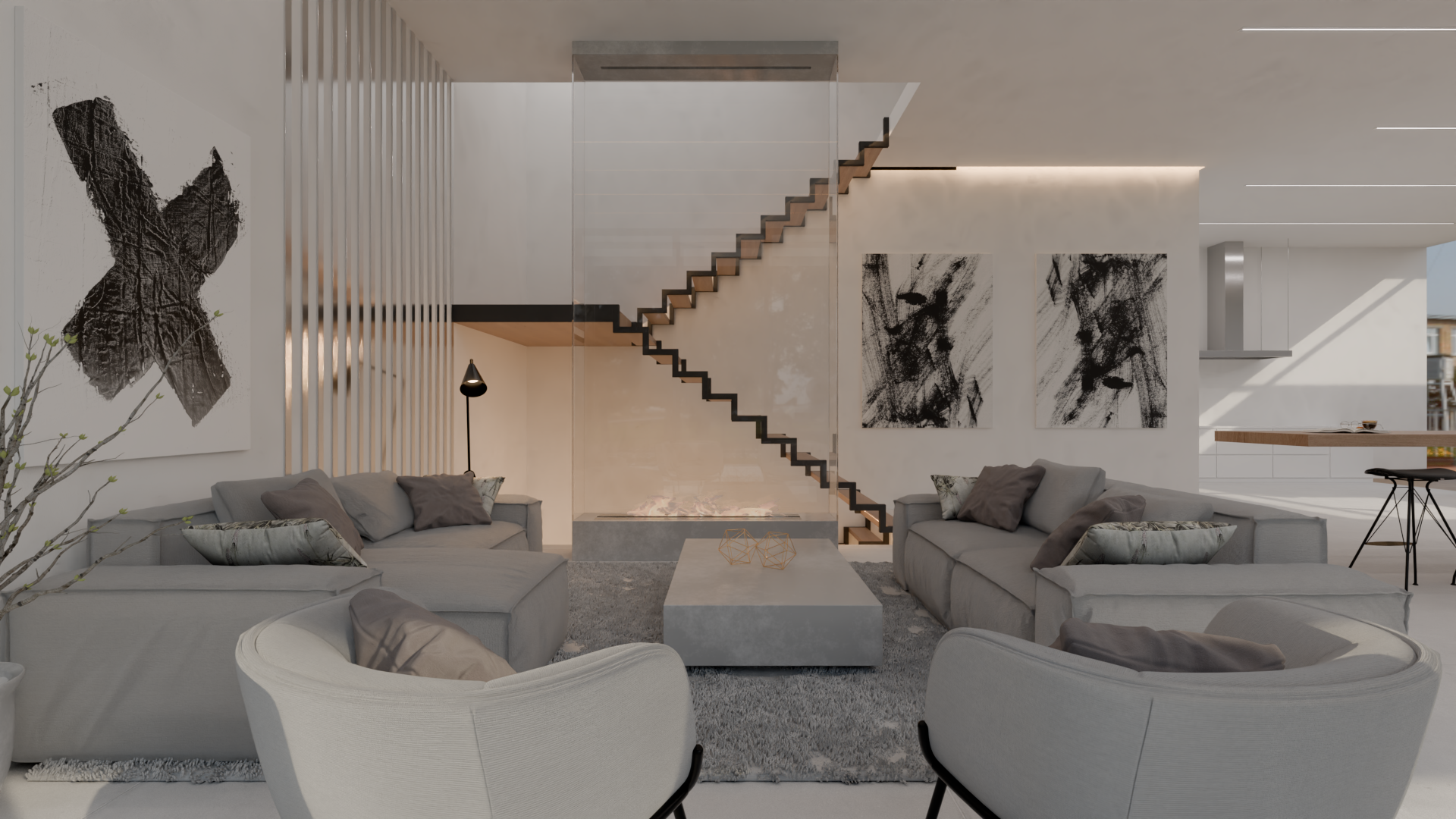 Architectural 3D render by Lynxsdesign